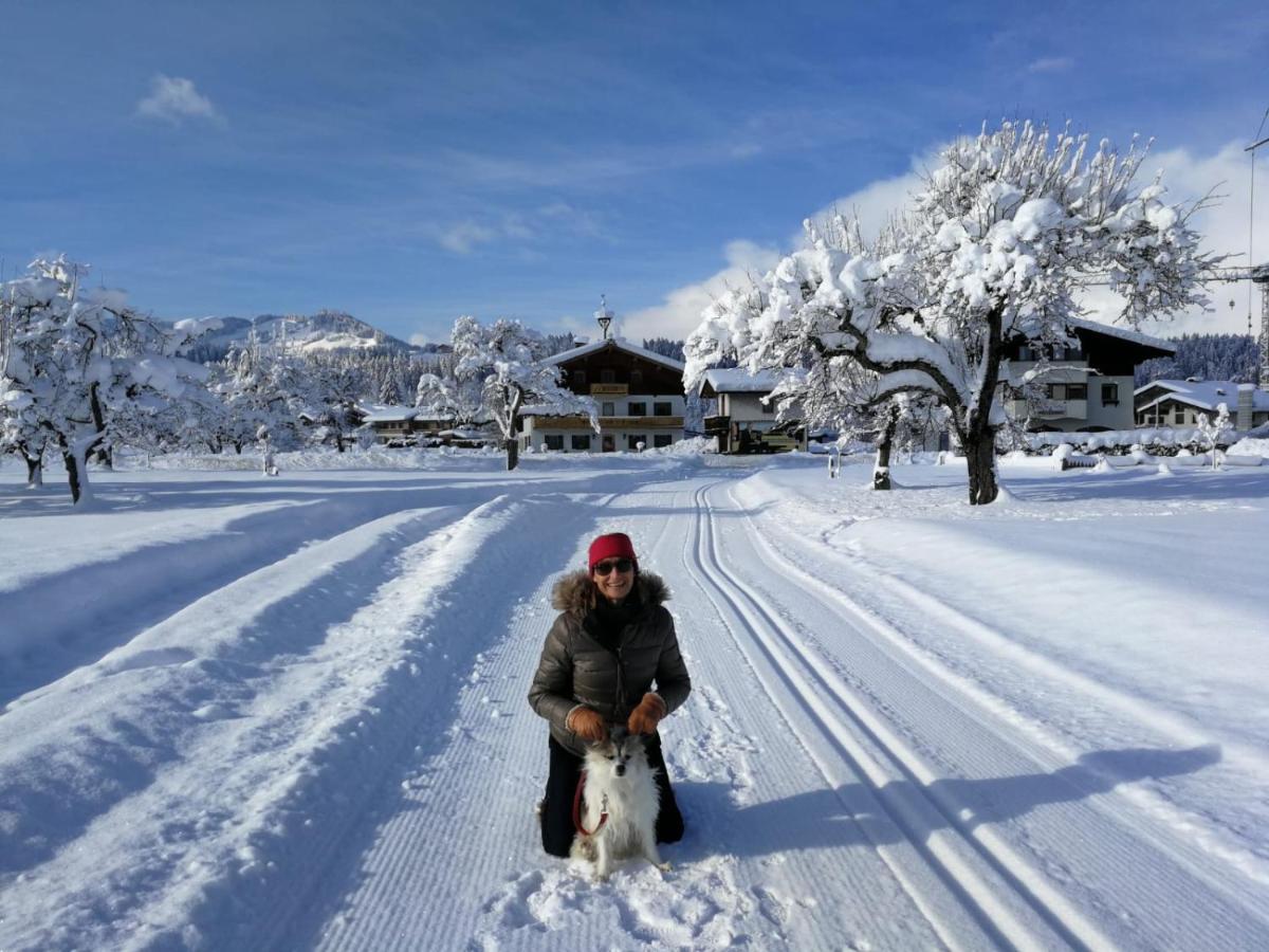 Ferienwohnung Huberhof Oberndorf in Tirol Kültér fotó